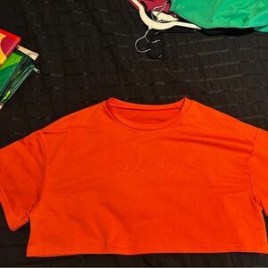 Orange Crop Top